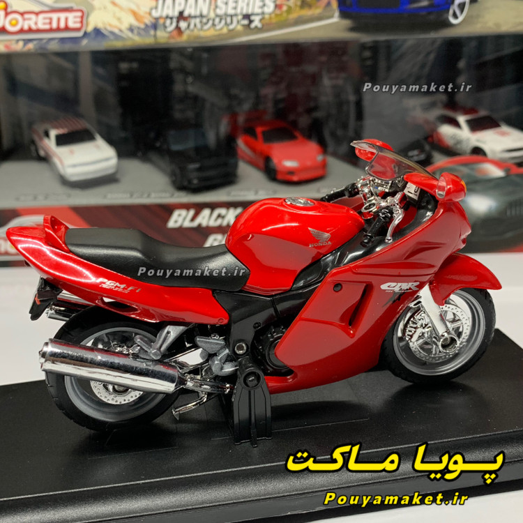 ماکت موتور سنگین فلزی هوندا Honda CBR1100 ویلی 1:18 * ایراد کارخانه ای دارد *