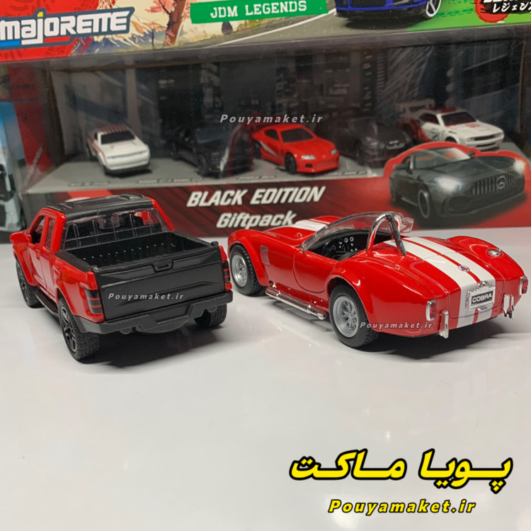 ماکت ماشین فلزی فورد شلبی کبرا کینسمارت + فورد رپتور F150