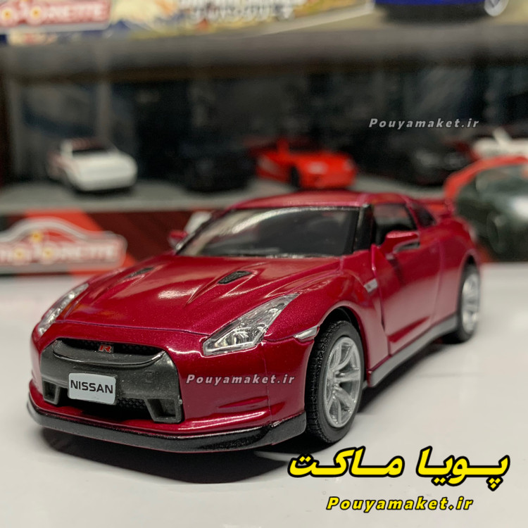ماکت ماشین فلزی نیسان جی تی آر Nissan GTR R35 کینسمارت Kinsmart