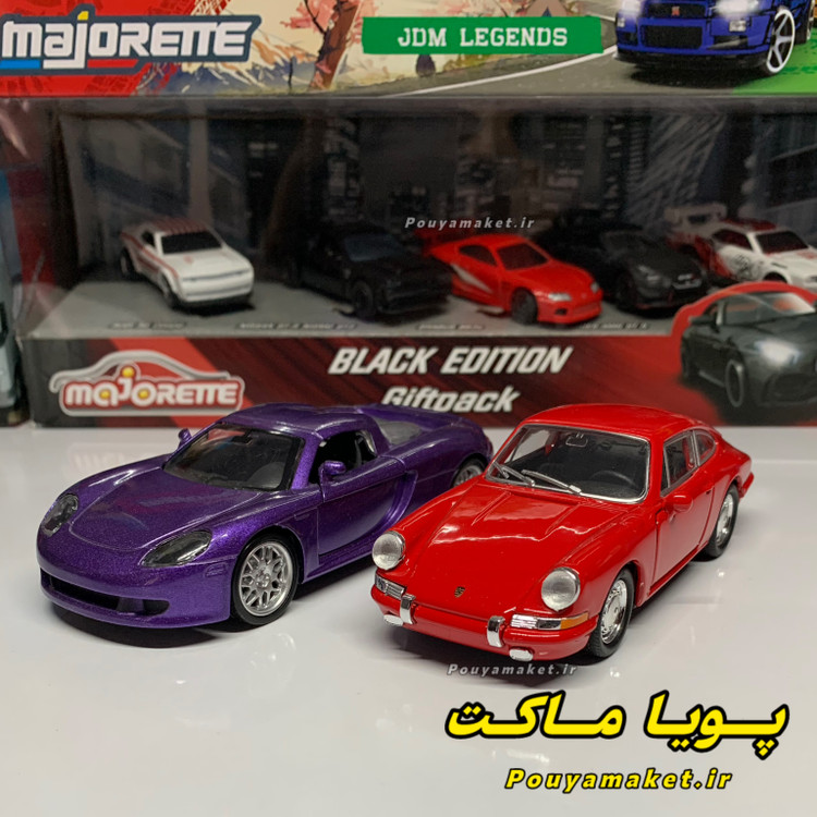 ماکت ماشین فلزی پورشه 911 ویلی + پورشه کررا