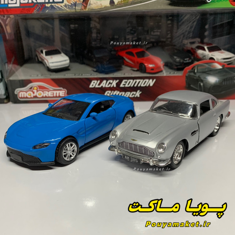 ماکت ماشین فلزی استون مارتین AstonMartin DB5 1963 کینسمارت + استون مارتین وینتیج