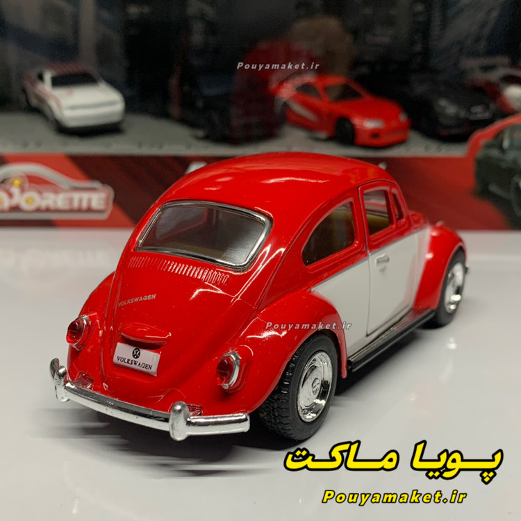 ماکت ماشین فلزی فولکس واگن بیتل Volkswagen کینسمارت