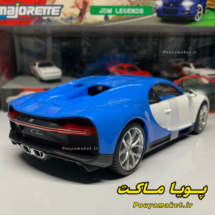 ماکت ماشین فلزی بوگاتی شیرون مایستو دیزاین 1/24