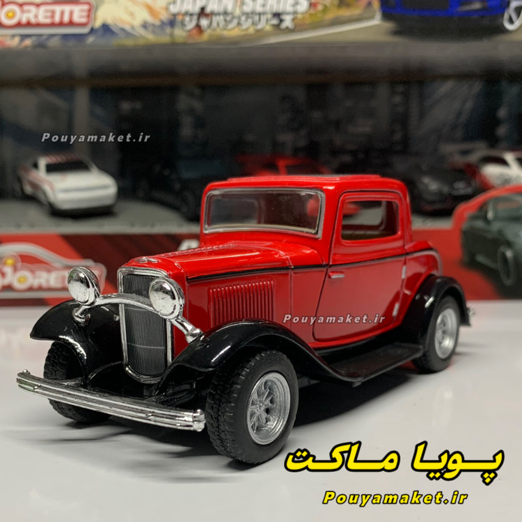 ماکت ماشین فلزی فورد Ford Window Coupe 1932 کینسمارت