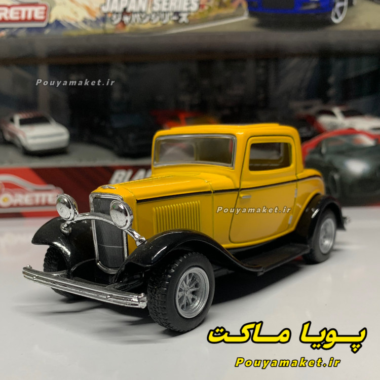 ماکت ماشین فلزی فورد Ford Window Coupe 1932 کینسمارت