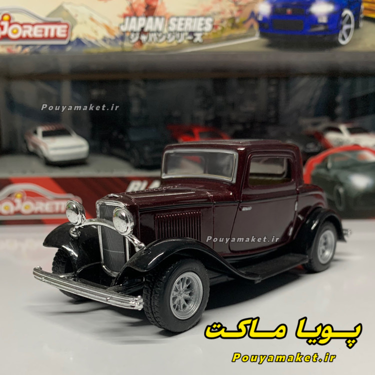 ماکت ماشین فلزی فورد Ford Window Coupe 1932 کینسمارت
