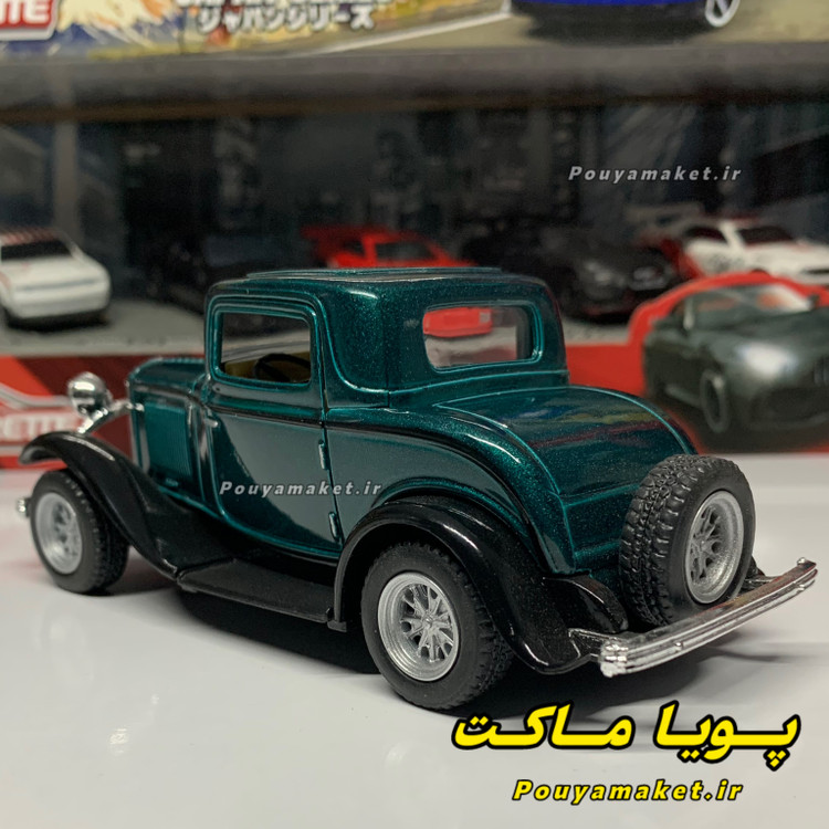 ماکت ماشین فلزی فورد Ford Window Coupe 1932 کینسمارت