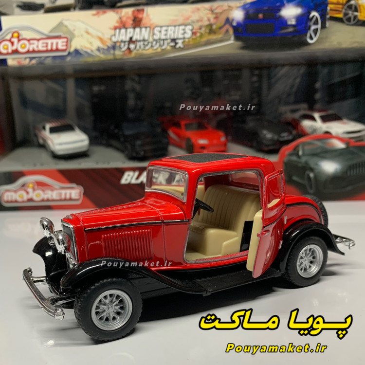 ماکت ماشین فلزی فورد Ford Window Coupe 1932 کینسمارت