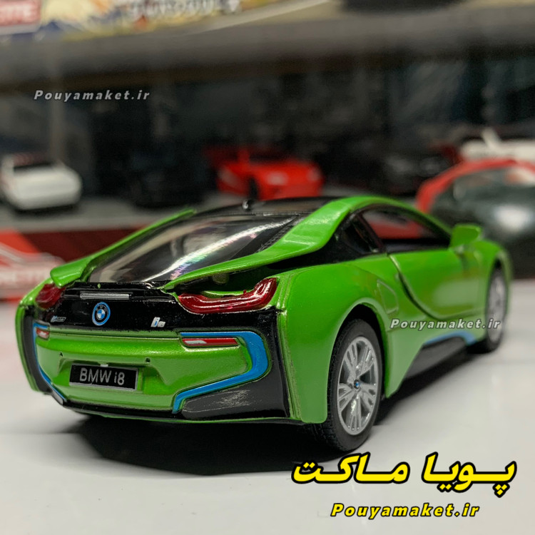 ماکت ماشین فلزی بی ام و BMW i8 کینسمارت