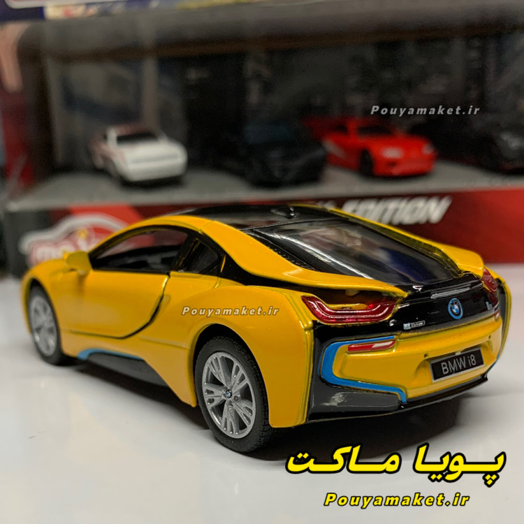 ماکت ماشین فلزی بی ام و BMW i8 کینسمارت