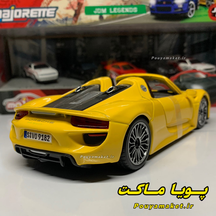 ماکت ماشین فلزی پورشه 918 اسپایدر بوراگو 1/24