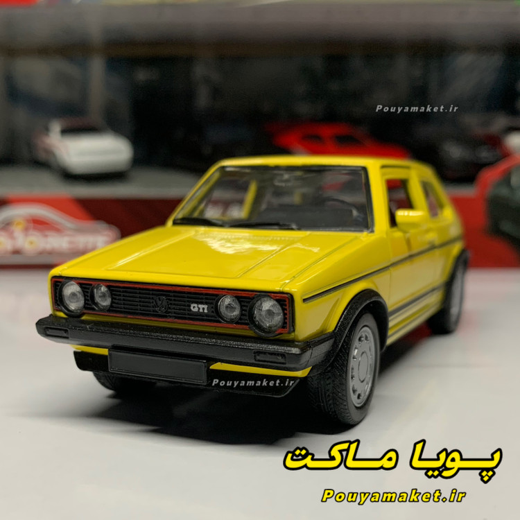 ماکت ماشین فلزی فولکس واگن گلف Volkswagen Golf GTI ویلی