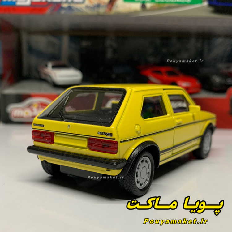 ماکت ماشین فلزی فولکس واگن گلف Volkswagen Golf GTI ویلی