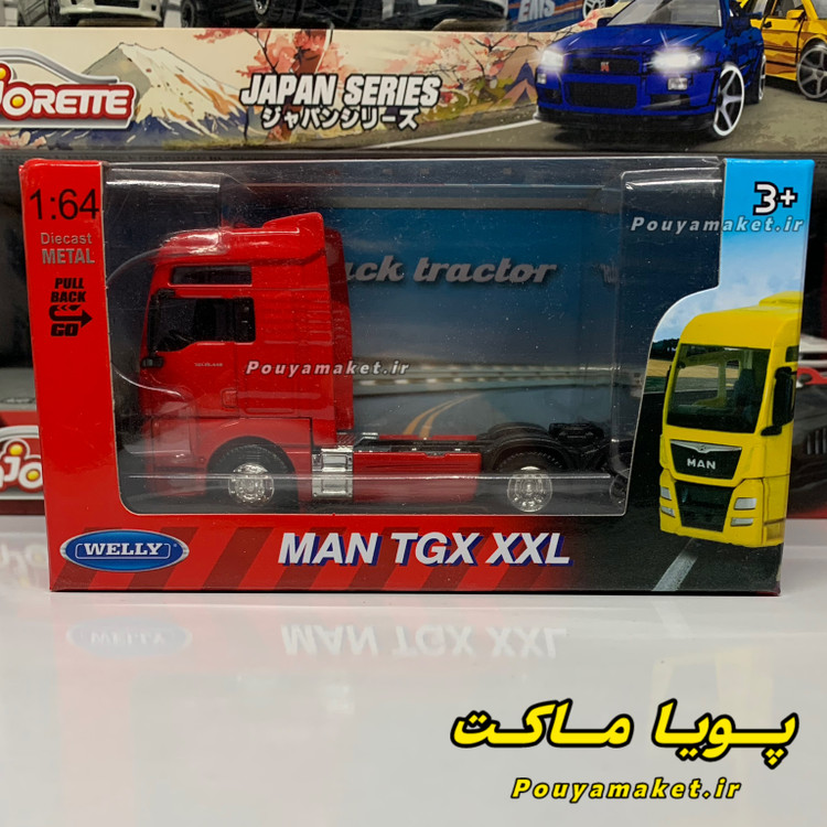 ماکت فلزی مان MAN TGX ویلی 1:64 / 12 سانتی متر