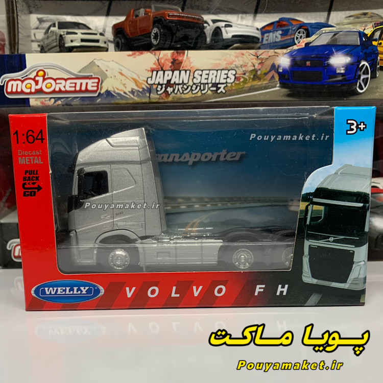 ماکت فلزی ولوو Volvo FH ویلی 1:64 / 12 سانتی متر