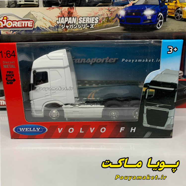 ماکت فلزی ولوو Volvo FH ویلی 1:64 / 12 سانتی متر