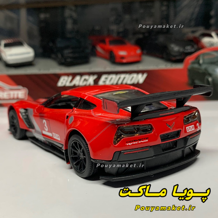 ماکت ماشین فلزی کوروت Corvette C7 کینسمارت
