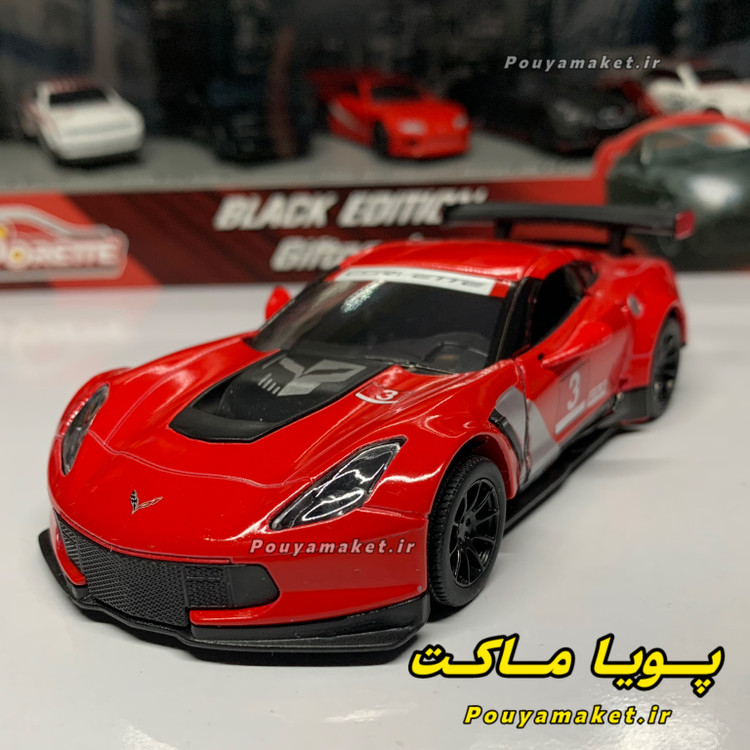 ماکت ماشین فلزی کوروت Corvette C7 کینسمارت