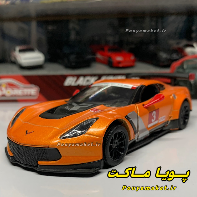 ماکت ماشین فلزی کوروت Corvette C7 کینسمارت
