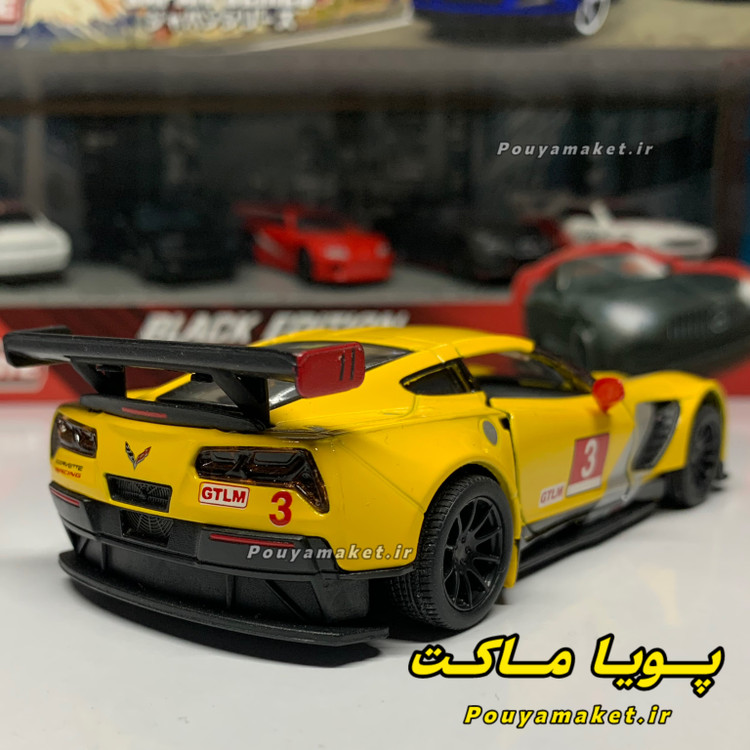 ماکت ماشین فلزی کوروت Corvette C7 کینسمارت
