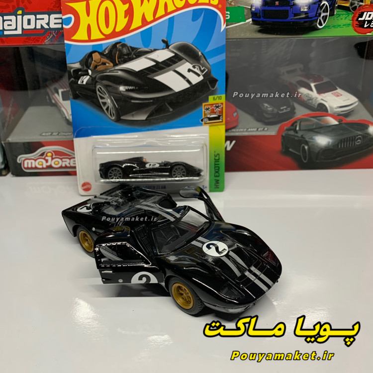 ماکت ماشین فلزی فورد جی تی Ford GT40 کینسمارت + مک لارن هات ویلز