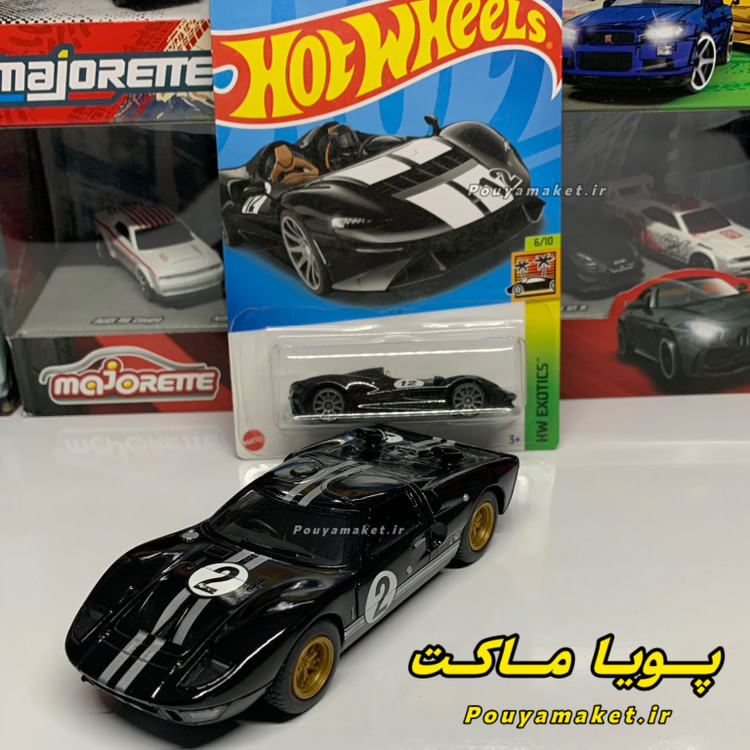 ماکت ماشین فلزی فورد جی تی Ford GT40 کینسمارت + مک لارن هات ویلز