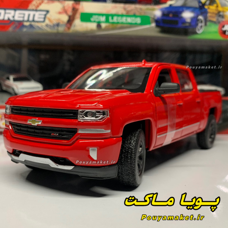 ماکت ماشین فلزی شورلت سیلورادو Chevrolet Silverado ZL1 ویلی 1/24