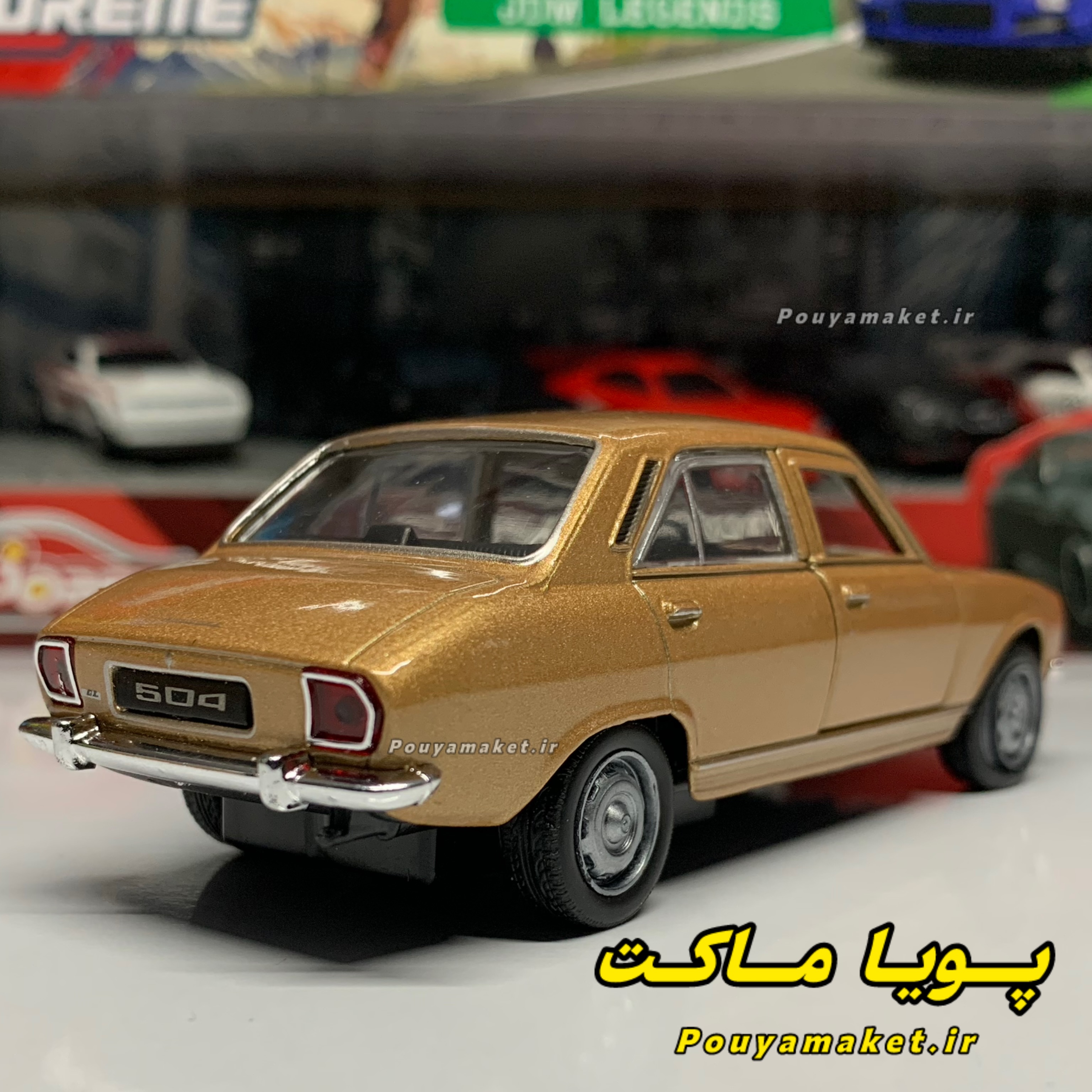 ماکت ماشین فلزی پژو 504 ویلی