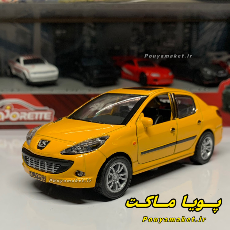 ماکت ماشین فلزی پژو 207