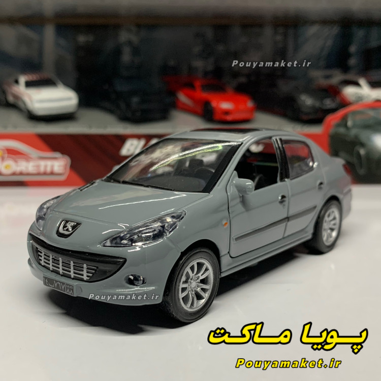 ماکت ماشین فلزی پژو 207