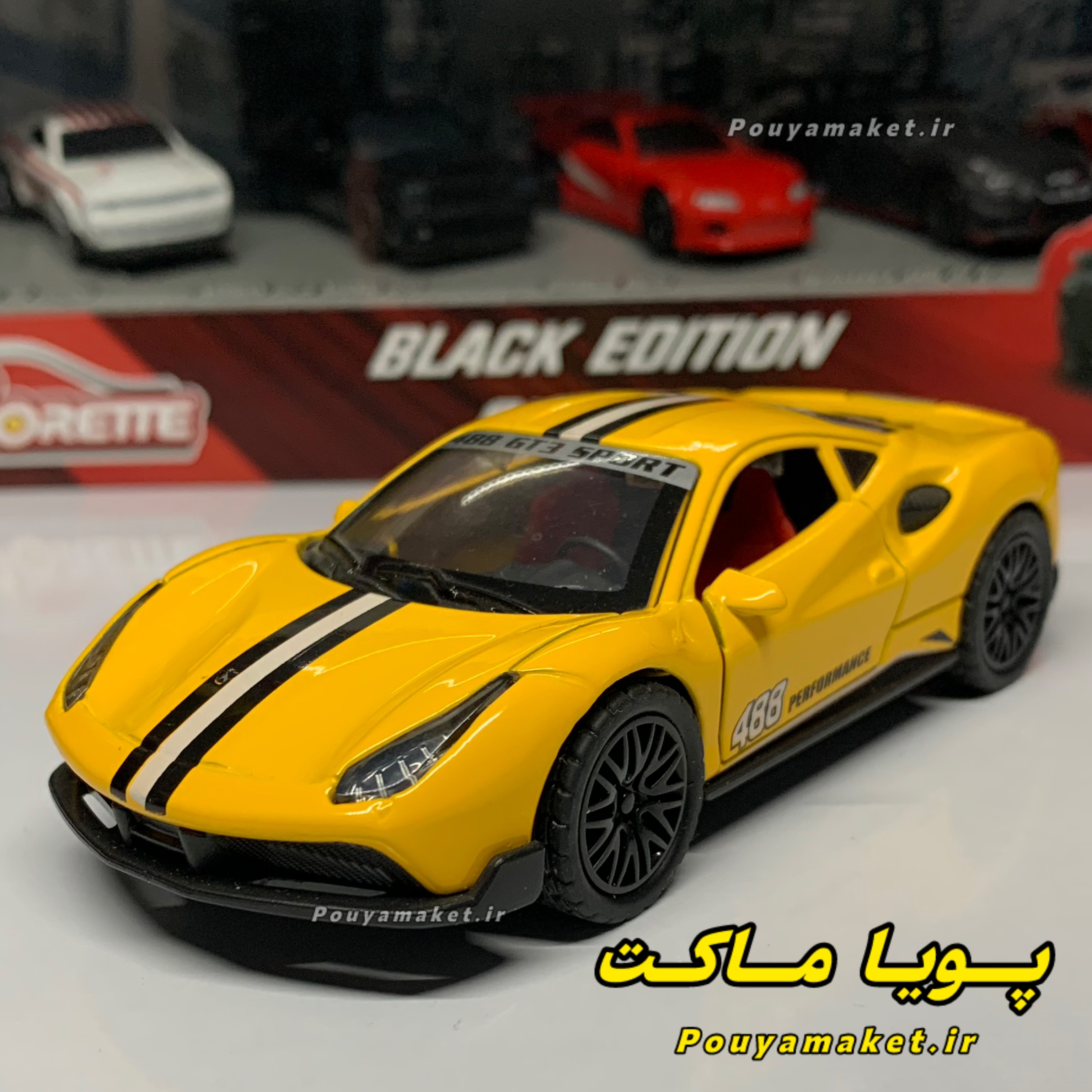 ماکت ماشین فلزی فراری Ferrari 488