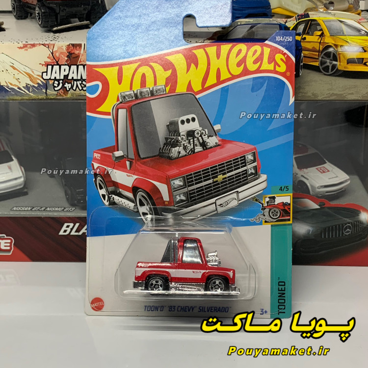 ماکت ماشین فلزی شورلت سیلورادو هات ویلز