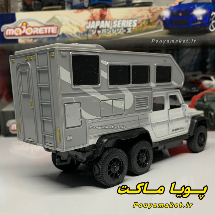 ماکت ماشین فلزی بنز Benz G63 6x6 شش چرخ کمپر 1:32