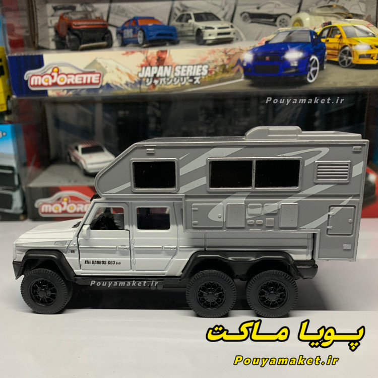 ماکت ماشین فلزی بنز Benz G63 6x6 شش چرخ کمپر 1:32