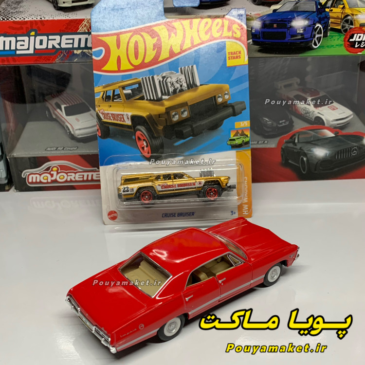 ماکت ماشین فلزی شورلت ایمپالا کینسمارت + Cruise Bruiser هات ویلز