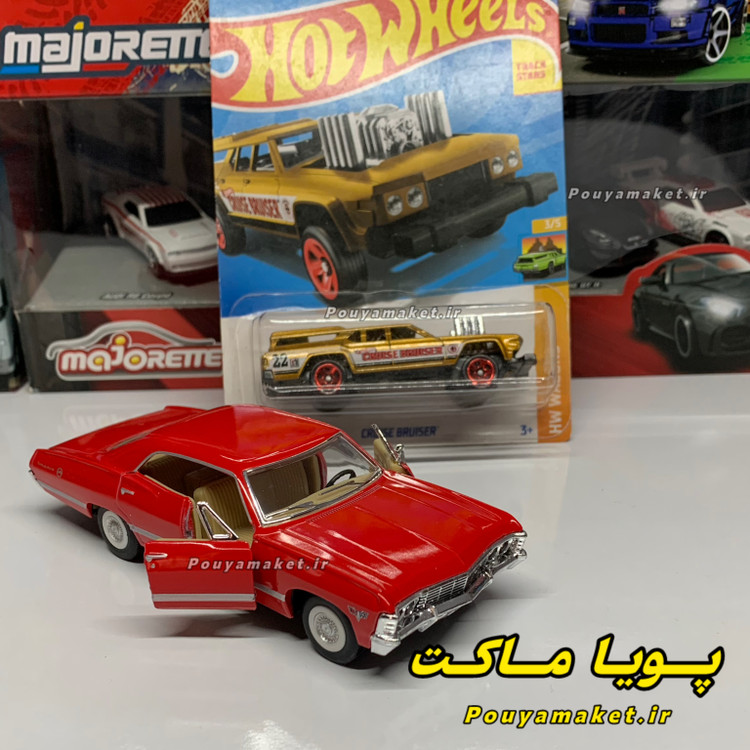 ماکت ماشین فلزی شورلت ایمپالا کینسمارت + Cruise Bruiser هات ویلز