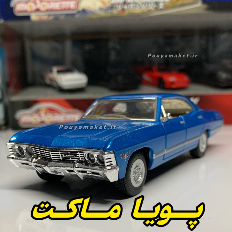 ماکت ماشین فلزی شورلت ایمپالا 1967 کینسمارت Chevrolet Impala
