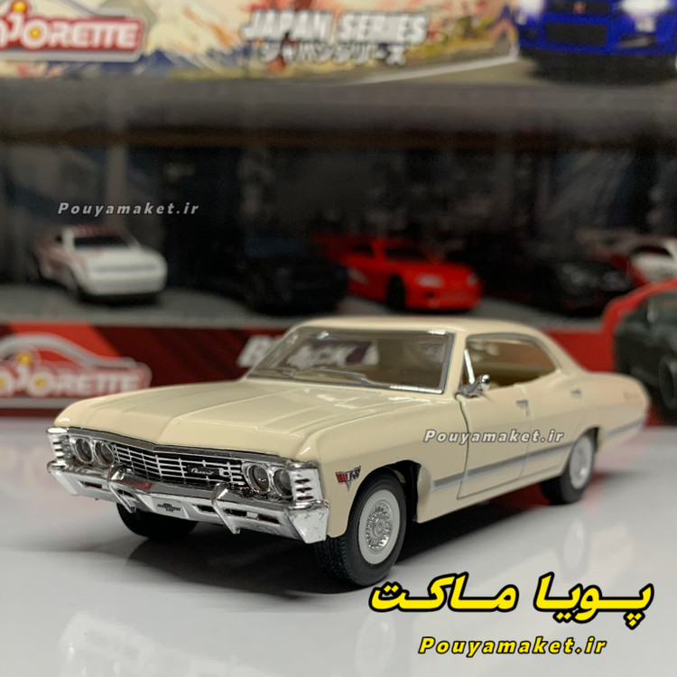 ماکت ماشین فلزی شورلت ایمپالا 1967 کینسمارت Chevrolet Impala