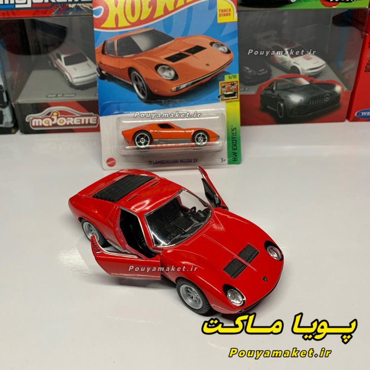 ماکت ماشین فلزی لامبورگینی میورا کینسمارت + میورا هات ویلز
