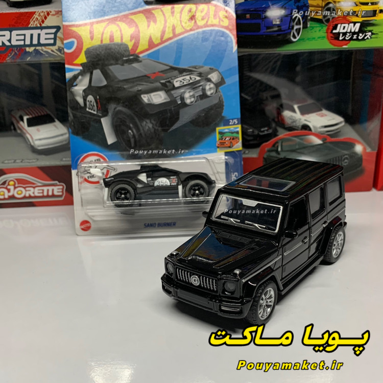 ماکت ماشین فلزی بنز جی کلاس Benz G63 + هات ویلز