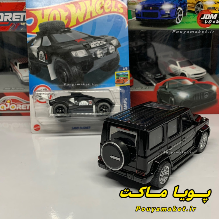 ماکت ماشین فلزی بنز جی کلاس Benz G63 + هات ویلز