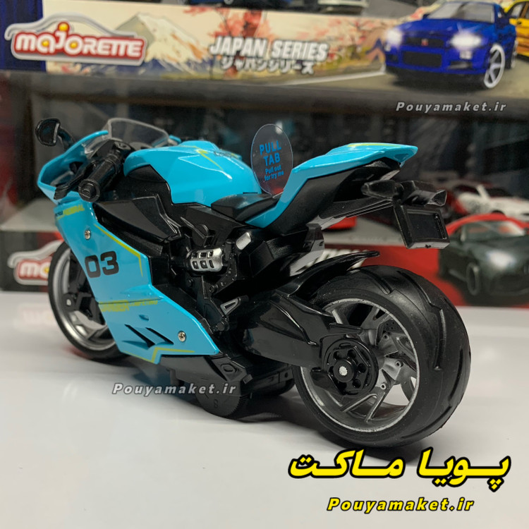 ماکت موتور سنگین فلزی موزیکال، چراغ دار 1:12