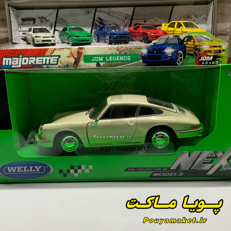 ماکت ماشین فلزی پورشه Porsche 911 ویلی 1:24