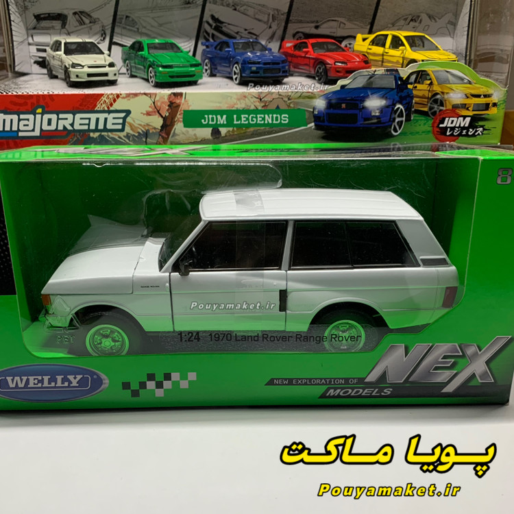 ماکت ماشین فلزی لندروور رنجروور Land Rover Range Rover 1970 ویلی 1:24