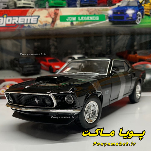 ماکت ماشین فلزی فورد موستانگ Ford Mustang Boss 1969 ویلی 1:24