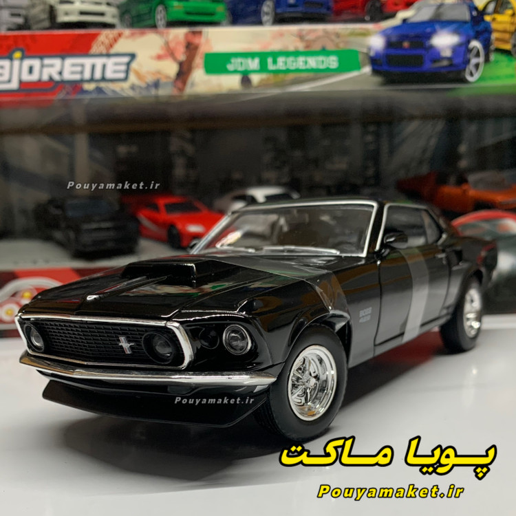 ماکت ماشین فلزی فورد موستانگ Ford Mustang Boss 1969 ویلی 1:24