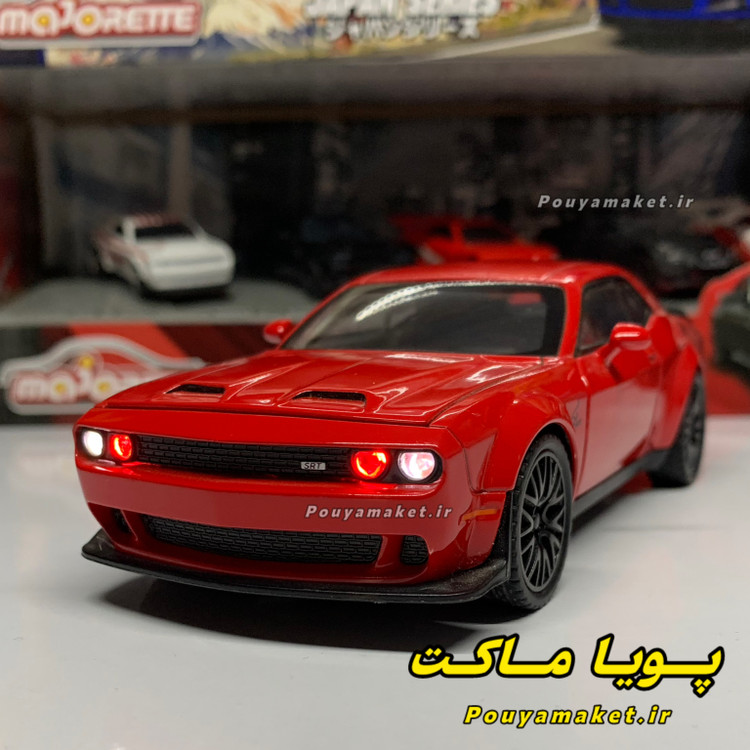 ماکت ماشین فلزی دوج چلنجر هلکت مقیاس 1:32 - Dodge Challenger SRT Hellcat