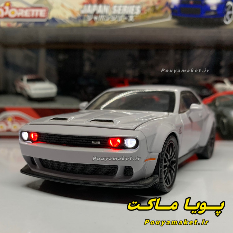 ماکت ماشین فلزی دوج چلنجر هلکت مقیاس 1:32 - Dodge Challenger SRT Hellcat