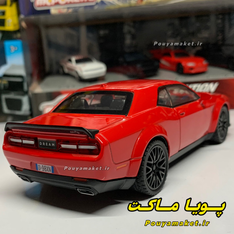 ماکت ماشین فلزی دوج چلنجر هلکت مقیاس 1:32 - Dodge Challenger SRT Hellcat