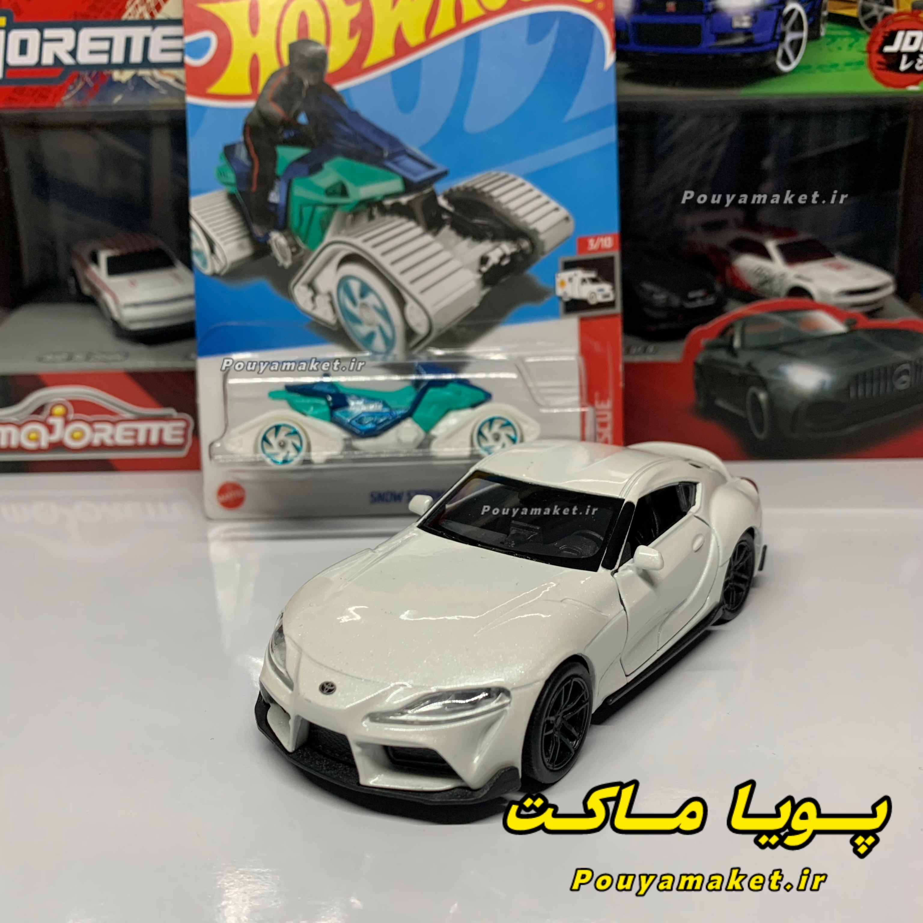 ماکت ماشین فلزی تویوتا سوپرا Toyota Supra ویلی + هات ویلز